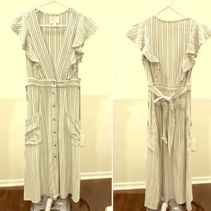 Day wear button down dress